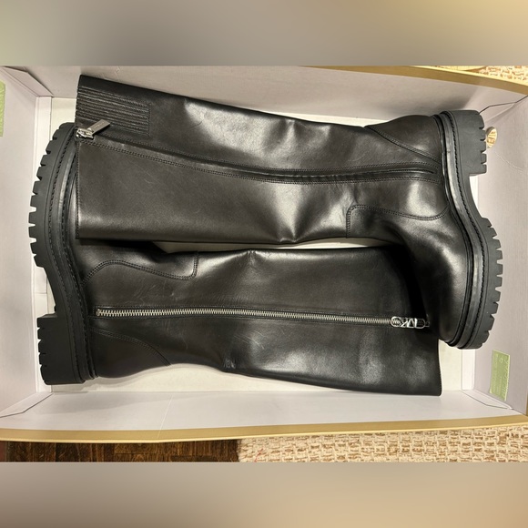 NEW Michael Kors Regan Leather Boot Size 7.5 - Picture 1 of 6